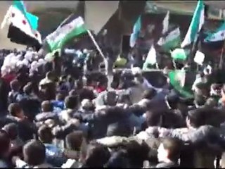 فري برس   ريف دمشق   سقبا   مظاهرة طلابية رااائعة 5 12 2011 ج2