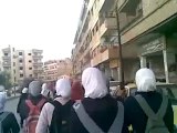 فري برس   معضمية الشام مظاهرة الحرائر هي لله هي لله لاللسلطة ولاللجاه 05 12 2011