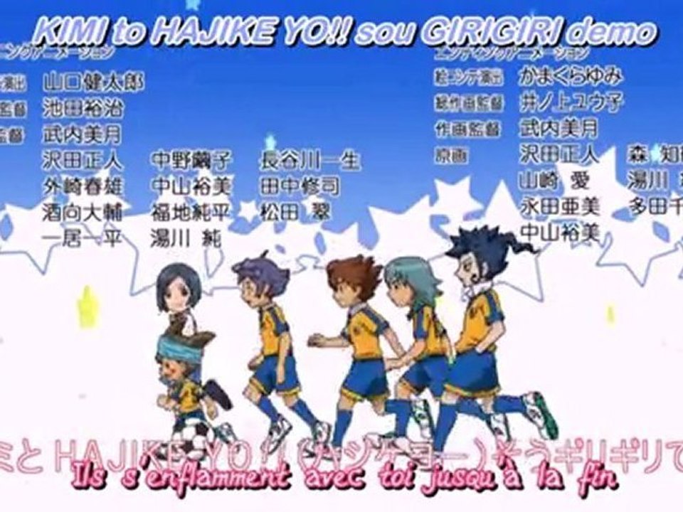 [M!P] Inazuma Eleven GO Ending 3( vostfr )  HAJIKE-YO!!