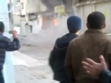 فري برس   حمص الخالدية قصف على صيدلية العباس يبين كيفية القصف العشوائي على كل شيء هذا النظام لايفرق بين أحد ولا يـردعه إلا القوة 6 12 2011