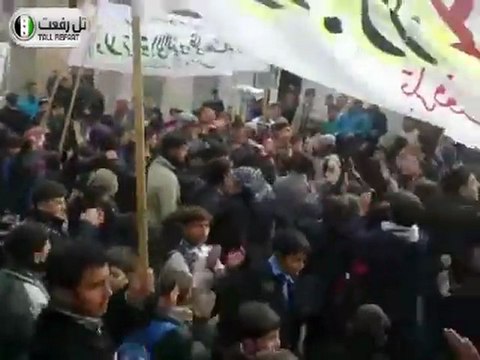 فري برس تل رفعت مظاهرة طلابية حاشدة في اربعاء نصرة الطلاب الاحرار 7 12 2011 ج2