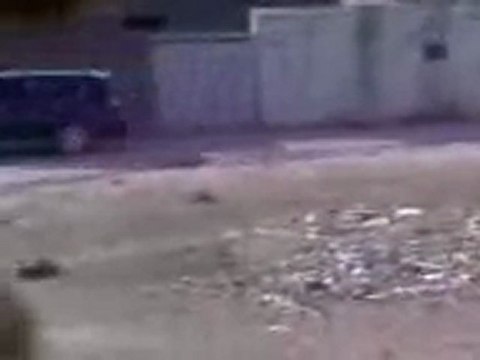 فري برس معضمية الشام تواحد سيارات الشبيحة ومليشيات الأسد في المدينة 7 12 2011