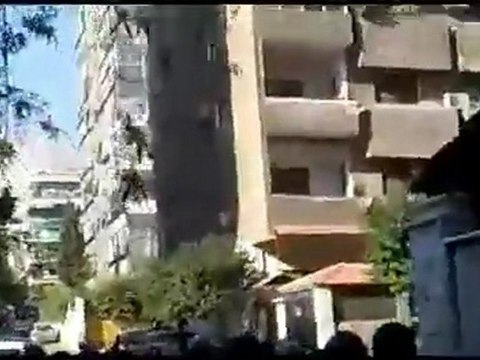 فري برس دمشق ركن الدين مظاهرة طلابية الأربعاء 7 12 2011