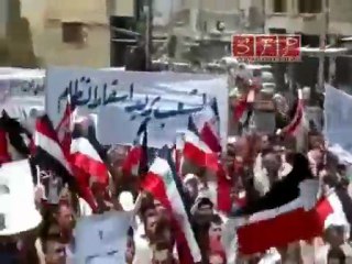 إدلب - معرة مصرين مظاهرات جمعة أحفاد خالد 22-7-2011