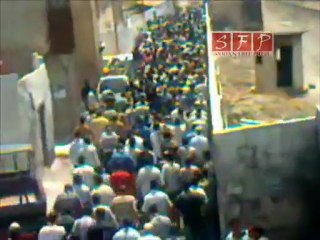 تشييع الشهيد طيب حاج علي في حي القدم دمشق 24-7-2011