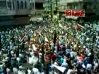 مظاهرة حاشدة في جمعة احفاد خالد حمص الخالدية 22-7-2011
