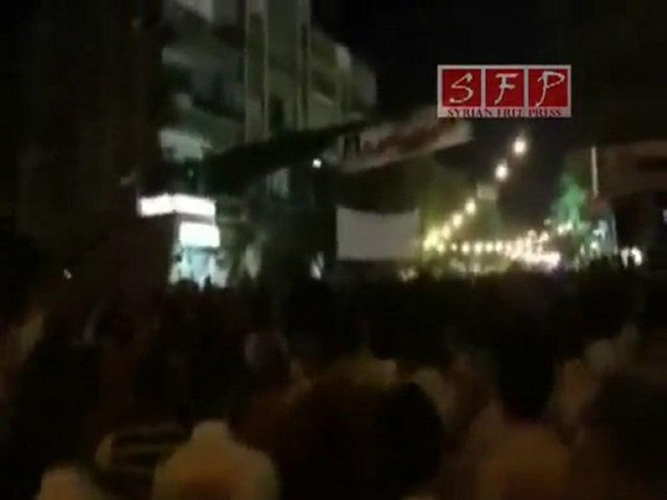 سوريا - دمشق جوبر - وفد أهالي دوما 24-7-2011