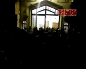 اللاذقية   جامع المهاجرين   تشييع الشهيد هشام السيد 26 7 2011