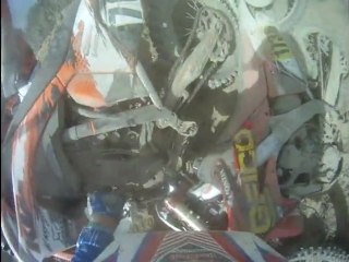 Un carrambolage de plus de 10 motos-cross