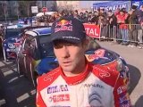 Rallye de Monte-Carlo 2012 - 1ère Journée Interview Sébastien Loeb