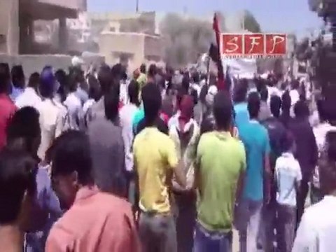 حوران-طفس- مظاهرة طفس في جمعة صمتكم يقتلنا في 29-7-2011