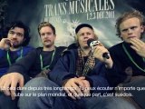 Interview de Kakkmaddafakka pour l'album -Hest- aux Transmusicales de Rennes