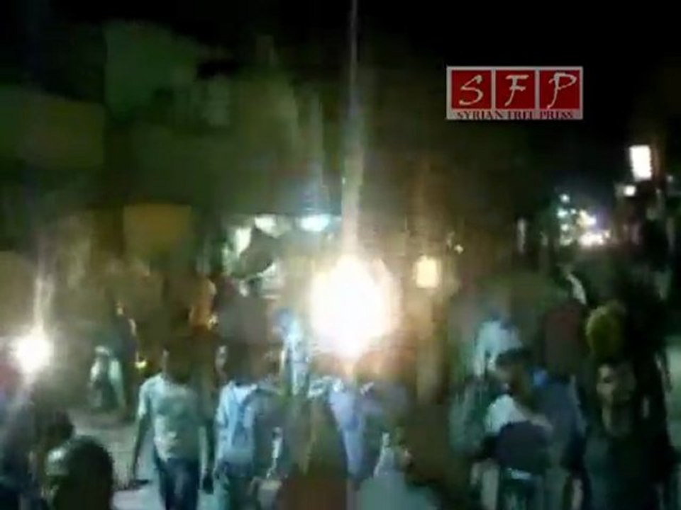 ادلب - سرمين رغم الجراح  تخرج المظاهرات 31-7-2011