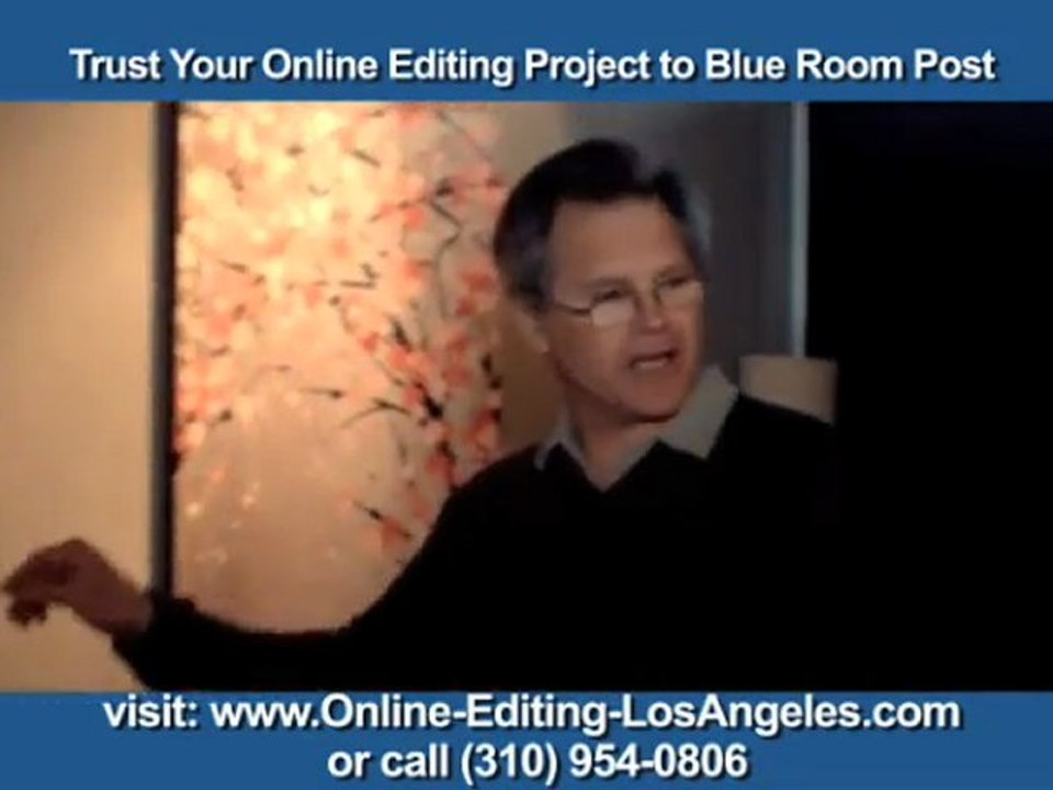 Online Editing Los Angeles, Watch a Video Tour of Blue Room