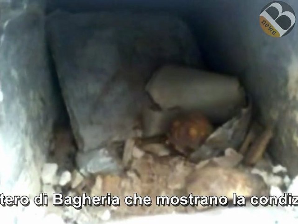 Degrado al cimitero di Bagheria