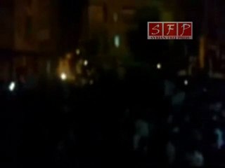 مظاهرات أحرار حرستا رمضان أول 1-8-2011
