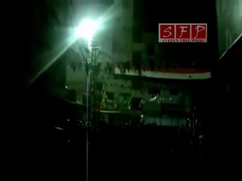 اللاذقية-مظاهرة الرمل بعد صلاة الفجر 2-8-2011