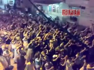 مظاهرة طيبة الامام نصرة لحماة 1 رمضان 1432 -- 1-8-2011