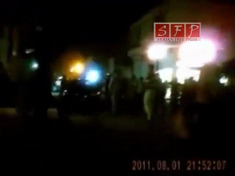 حلب مظاهرات الخالدية لنصرة حماه ودير الزور 2-8-2011