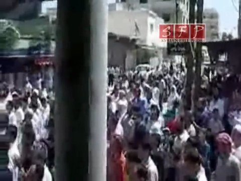إدلب سرمين - يلا ارحل يا بشار - جمعة الله معنا 5-8-2011