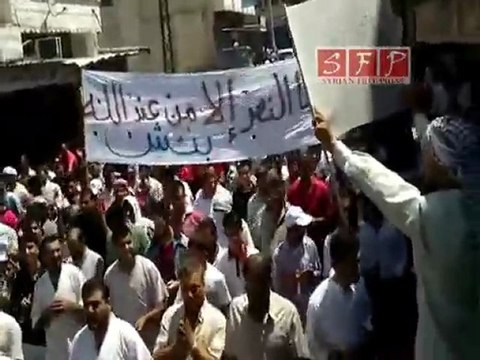 بنش - مظاهرة جمعة الله معنا 5-8-2011