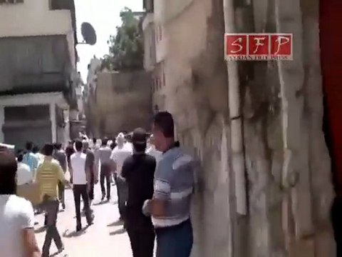 اللاذقية - الصليبة - مظاهرات جمعة الله معنا 5-8-2011