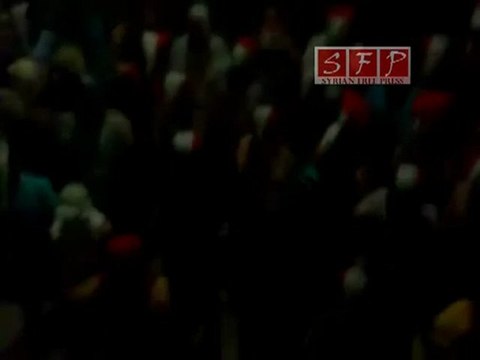 سهرة جبلة في جمعة الله معنا مكتوب على علمنا بشار خاين وطنا 5 8 2011