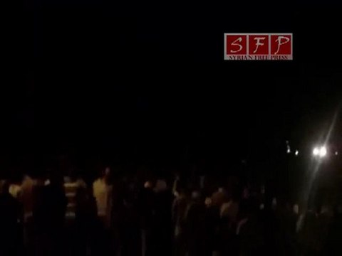 حمص مظاهرة حاشدة جامع عمر بن الخطاب 5-8-2011