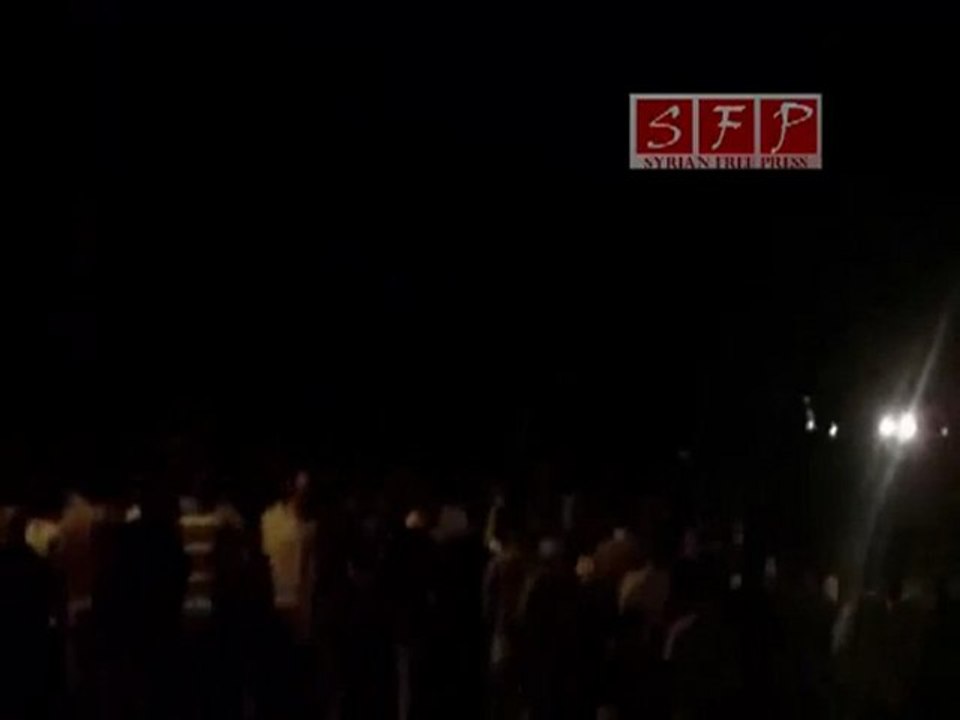 حمص مظاهرة حاشدة جامع عمر بن الخطاب 5-8-2011