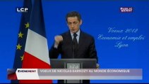 Voeux de Nicolas Sarkozy au monde économique, 19/01/2012