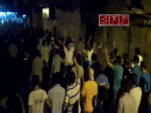 دمشق - الميدان مسائية جمعة الله معنا 5-8-2011