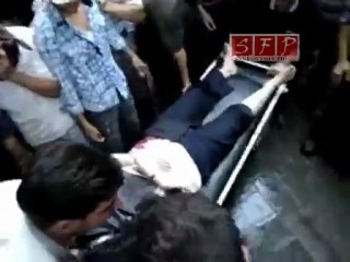 حريح بعد اطلاق النار الكثيف جمعة الله معنا في عربين 5 8 2011