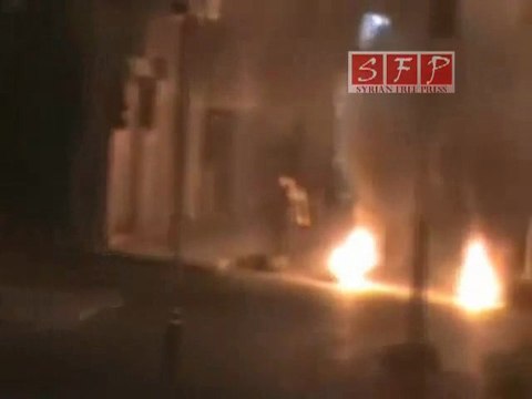 اطلاق نار كثيف في الضمير في ريف دمشق 4-8-2011