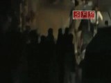 انتشار كثيف لقوات الامن في درعا طريق السد لمنع التظاهرات 5 8 2011