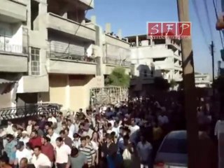 تشييع الشهيد محمد جابر معضمية الشام 6-8-2011