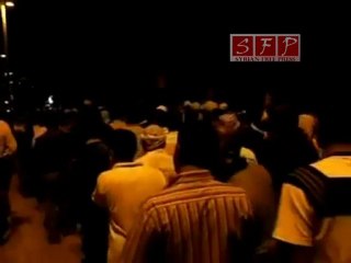 ريف دمشق مظاهرة الزبداني المسائيه 8-8-2011