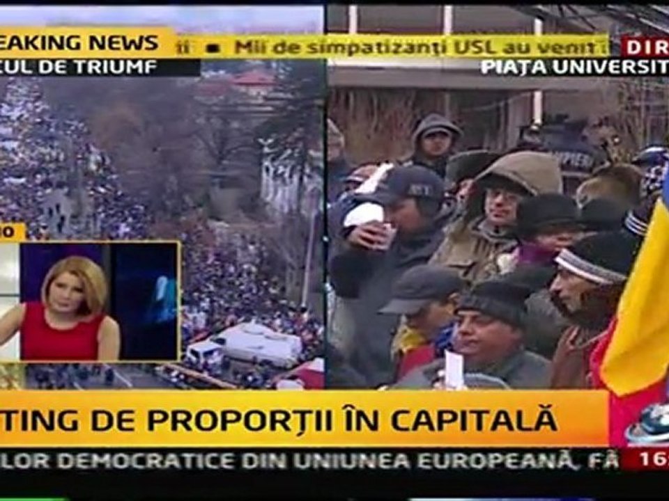 Miting de Protest in Bucuresti - 19.Ian.2012