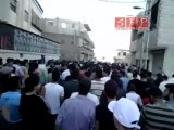 مظاهرة أحرار معضمية الشام في موكب تشيع جثمان الشهيد الطاهر   محمد جابر الذي سقط برصاص  الغدر 6 8 2011