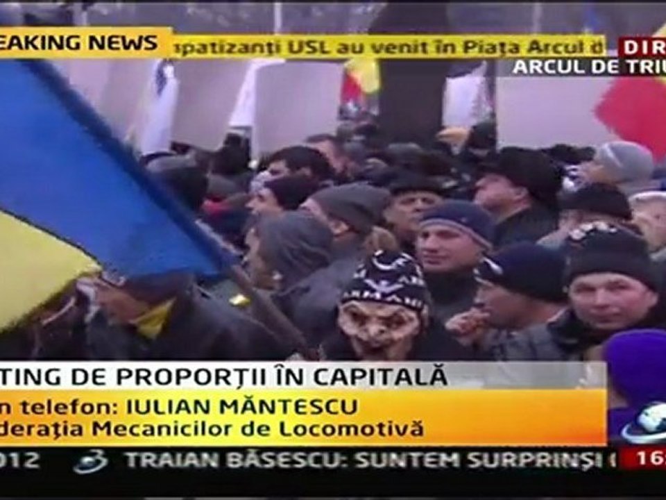 Miting de Protest in Bucuresti - 19.Ian.2012(2)