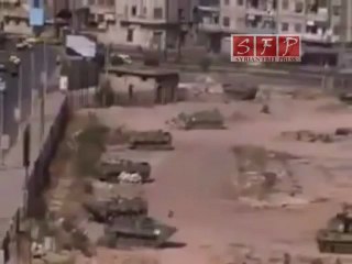 حمص الكراج القديم مركز لدبابات الاسد؟يا حيف