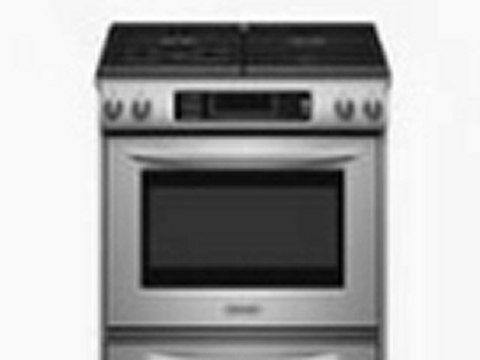 KitchenAid Architect Series II KGSS907SWH 30in Slide-In Gas Range