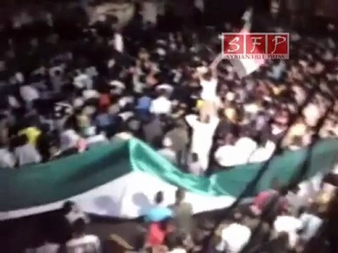 ادلب - جبل الزاوية مظاهرات بعد التراويح 8-8-2011