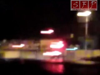 حمص الانشاءات اطلاق الرصاص لتفريق التظاهرات 9-8-2011