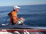 Europêche34 poursuit et attaque au popper et au leurre souple des chasses de thon en Méditerranée en bateau