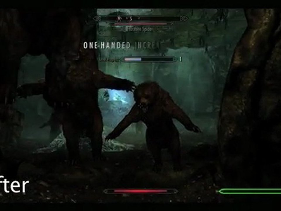 The Elder Scrolls V: Skyrim - Spiders become bears PC Mod