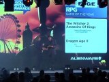 GamesMaster Golden Joystick Awards 2011 - Best RPG Award Presentation