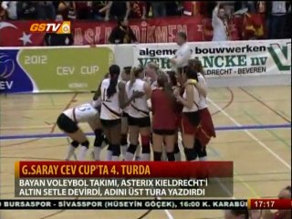 Asterix-Galatasaray maçından görüntüler ve röportajlar.