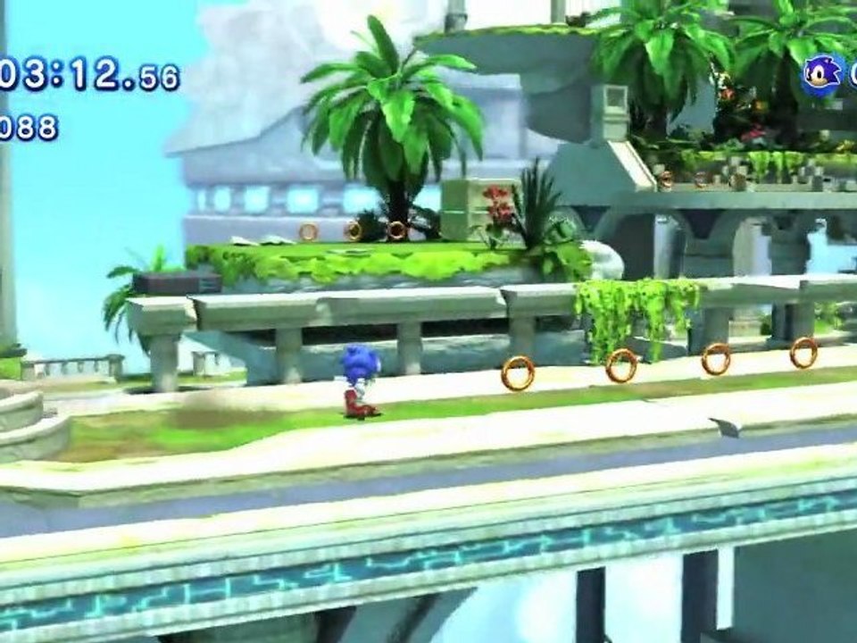 Sonic Generations Sky Sanctuary playthrough