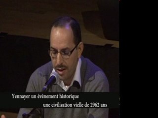 Yennayer (nouvel an berbère) - Histoire et civilisation (intervention d'Elghazi Lekbir)
