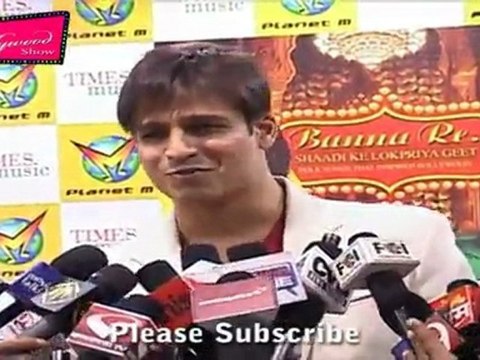 Handsome Vivek Oberoi Speaks About Banna Re @ Album Launch